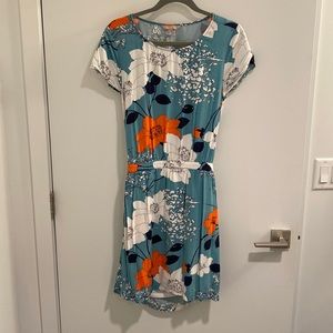 Colorful dress from Banana Republic